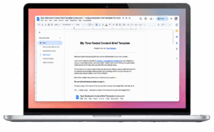 My #1 Free Content Brief Template...