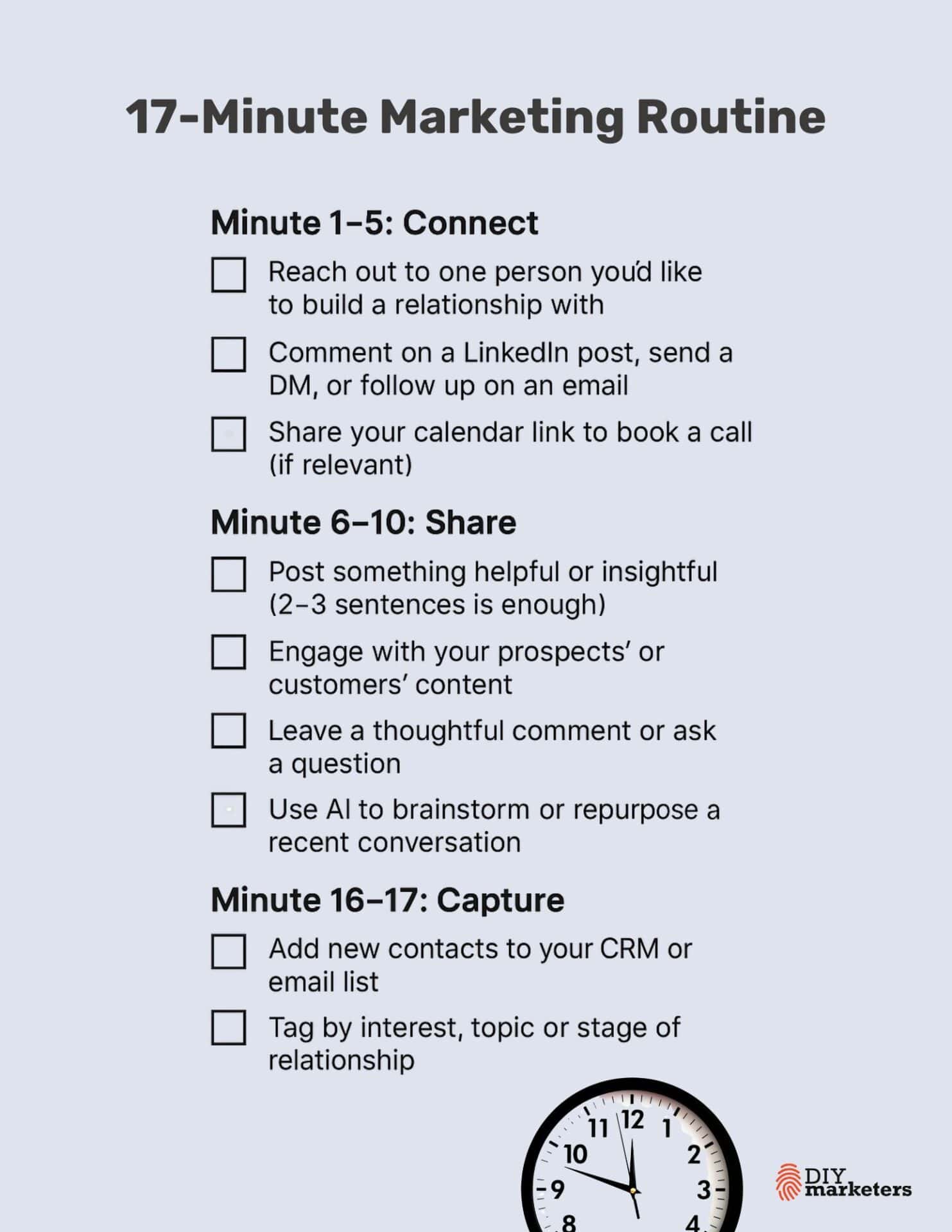 The 17-Minute Daily Marketing Routine That...