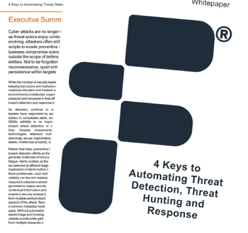 How Behavioral Analysis Drives Fast Reactions in Today’s SOCs How Behavioral Analysis Drives Fast Reactions in Today’s SOCs