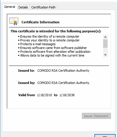 Comodo RSA Certification Authority: Trusted Root CA Explained Comodo RSA Certification Authority: Trusted Root CA Explained