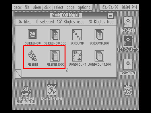 Retrieving Deleted Files on the Commodore C64 in 1987 Retrieving Deleted Files on the Commodore C64 in 1987