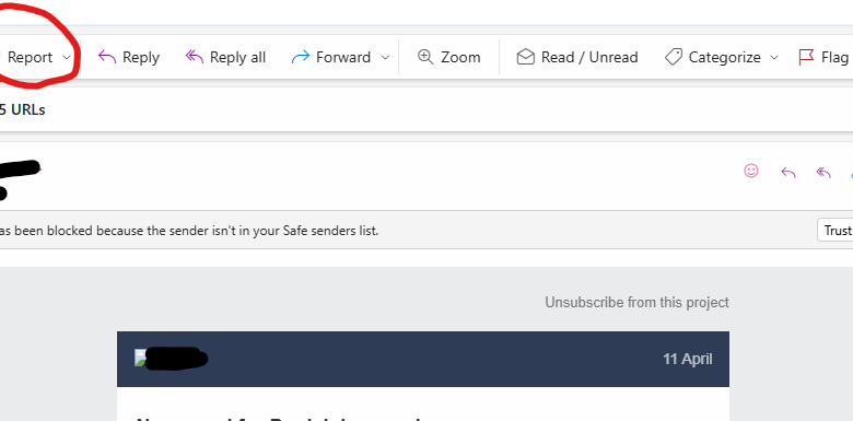 Use Built-In Phishing Reporting in Outlook or Gmail Use Built-In Phishing Reporting in Outlook or Gmail